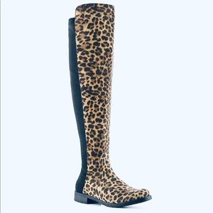 🔥Unisa Gillian Over the Knee Leopard Boot Size 12